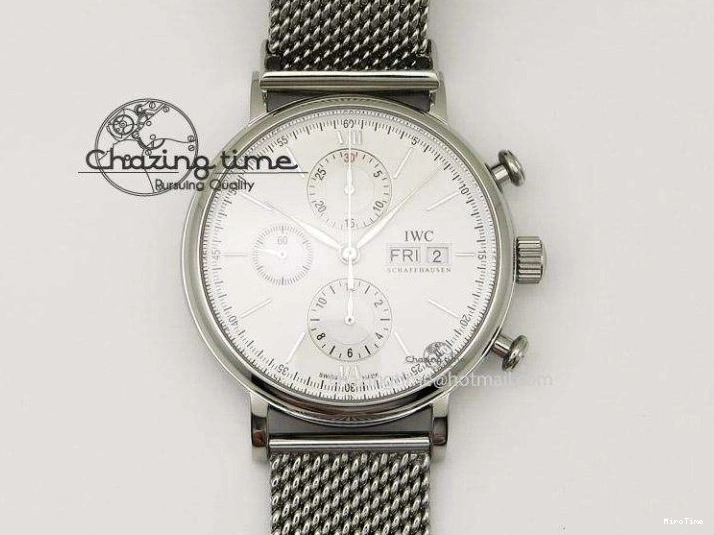 MIROTIME 1221 Popular Big Pilot Real PR IW502706 RG YLF 1:1 Best Edition Brown Dial On Calfskin Strap A 7223